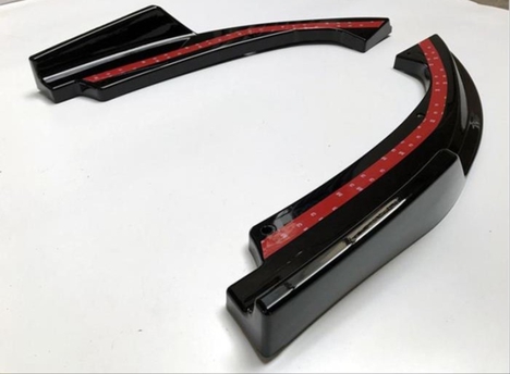 CIVIC FC5 2016-2020 IÇIN UYUMLU ARKA ÇIKINTILI FLAP PIANO BLACK